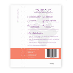 Toute Nuit Y-shape patch detail illustrating forehead coverage benefit
