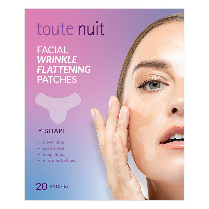 Toute Nuit front packaging showing 20 count and Y‑shape benefit