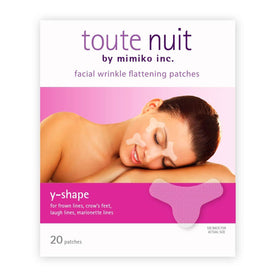 Toute Nuit single Y‑shape patch closeup showing clear adhesive benefit
