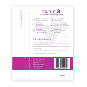 Toute Nuit patch material texture closeup showing gentle, breathable design