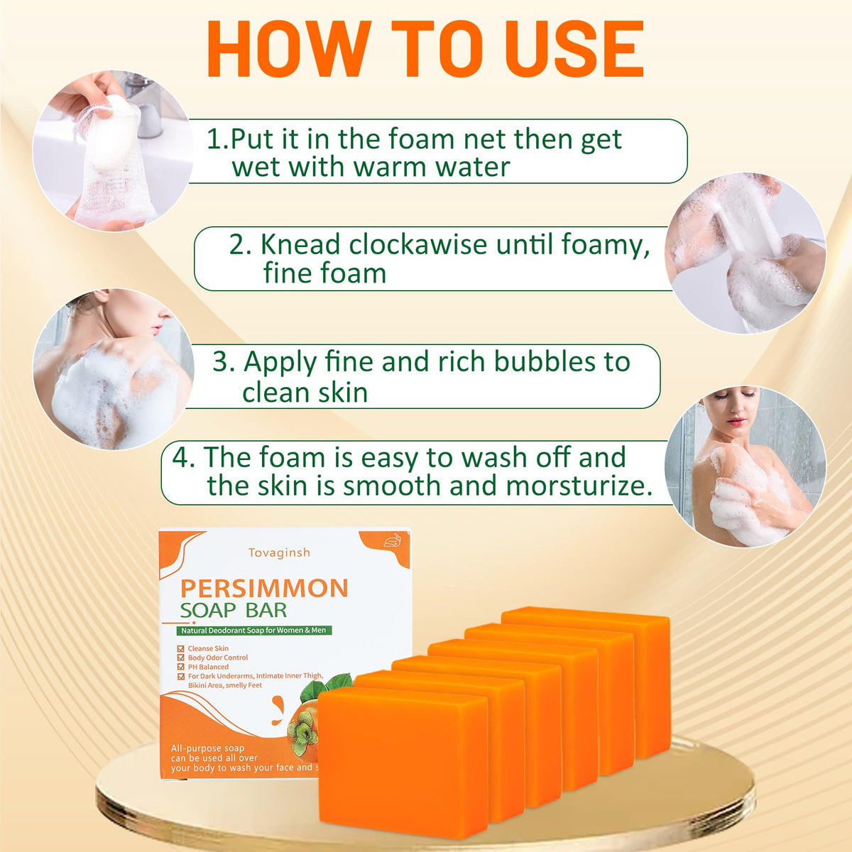 tovaginsh soap on bathroom shelf in lifestyle setting suggesting daily freshness