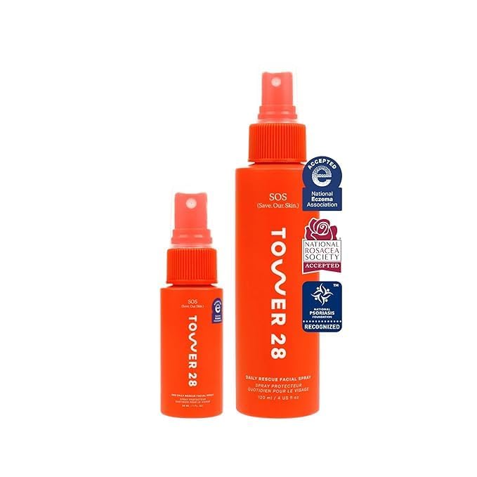 Tower 28 front packaging duo showing full and travel sizes for quick calming