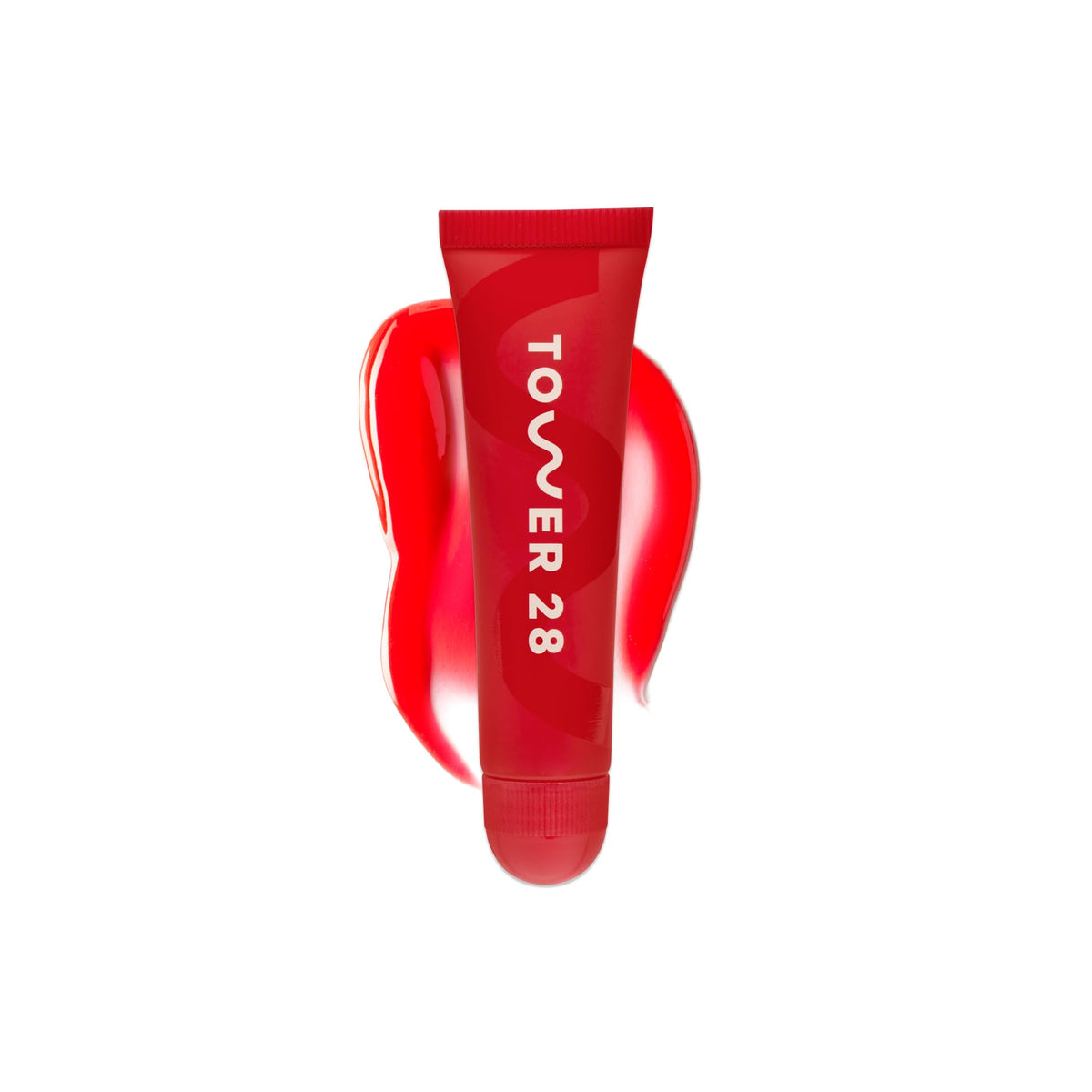 Tower 28 LipSoftie front packaging showing shade and glossy appeal