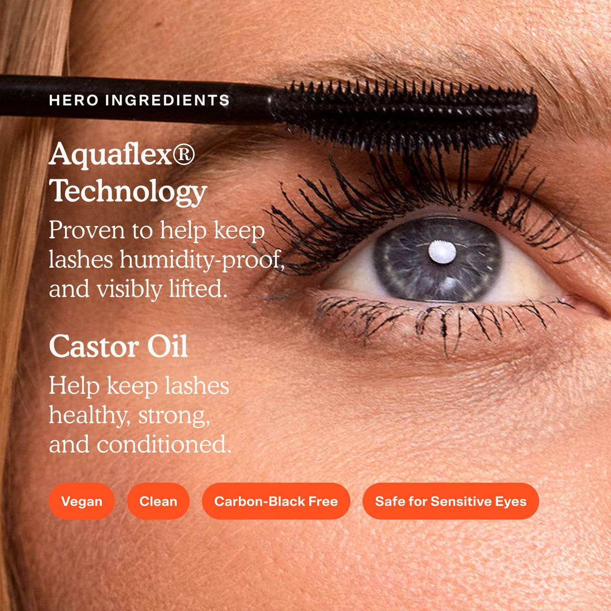 Tower 28 MakeWaves on lashes before and after for visible length and lift