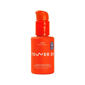 tower 28 front packaging showing bottle and label for easy identification and calm care
