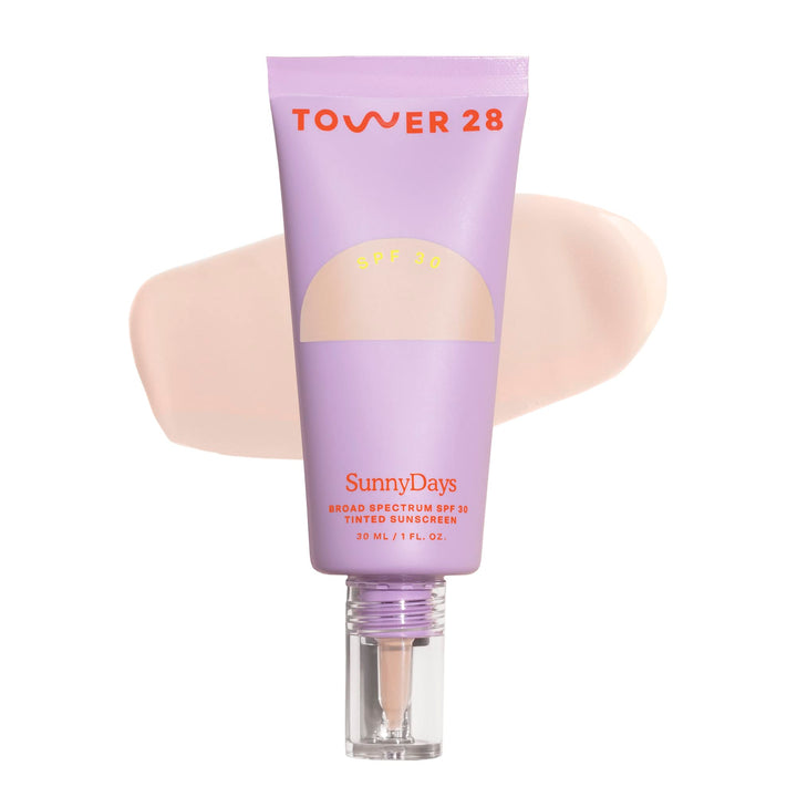 Tower 28 front packaging showing SunnyDays SPF 30 for easy identification and use