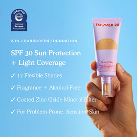 Tower 28 product texture swirl demonstrating creamy lightweight finish