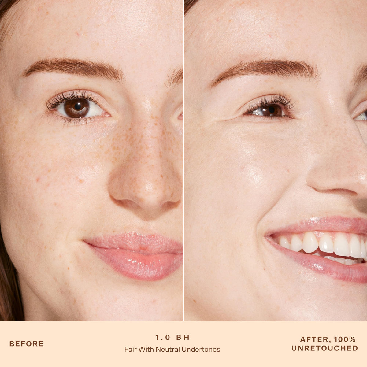 Tower 28 texture swiped on skin highlights hydrating, blendable finish benefit
