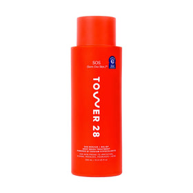 Tower 28 front bottle view showing unscented body wash and gentle formula benefit