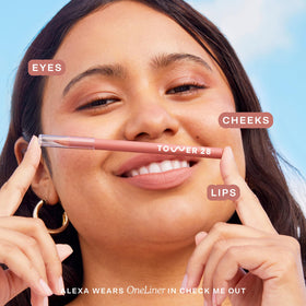 Tower 28 pencil tip detail with creamy point for precise application and smooth glide