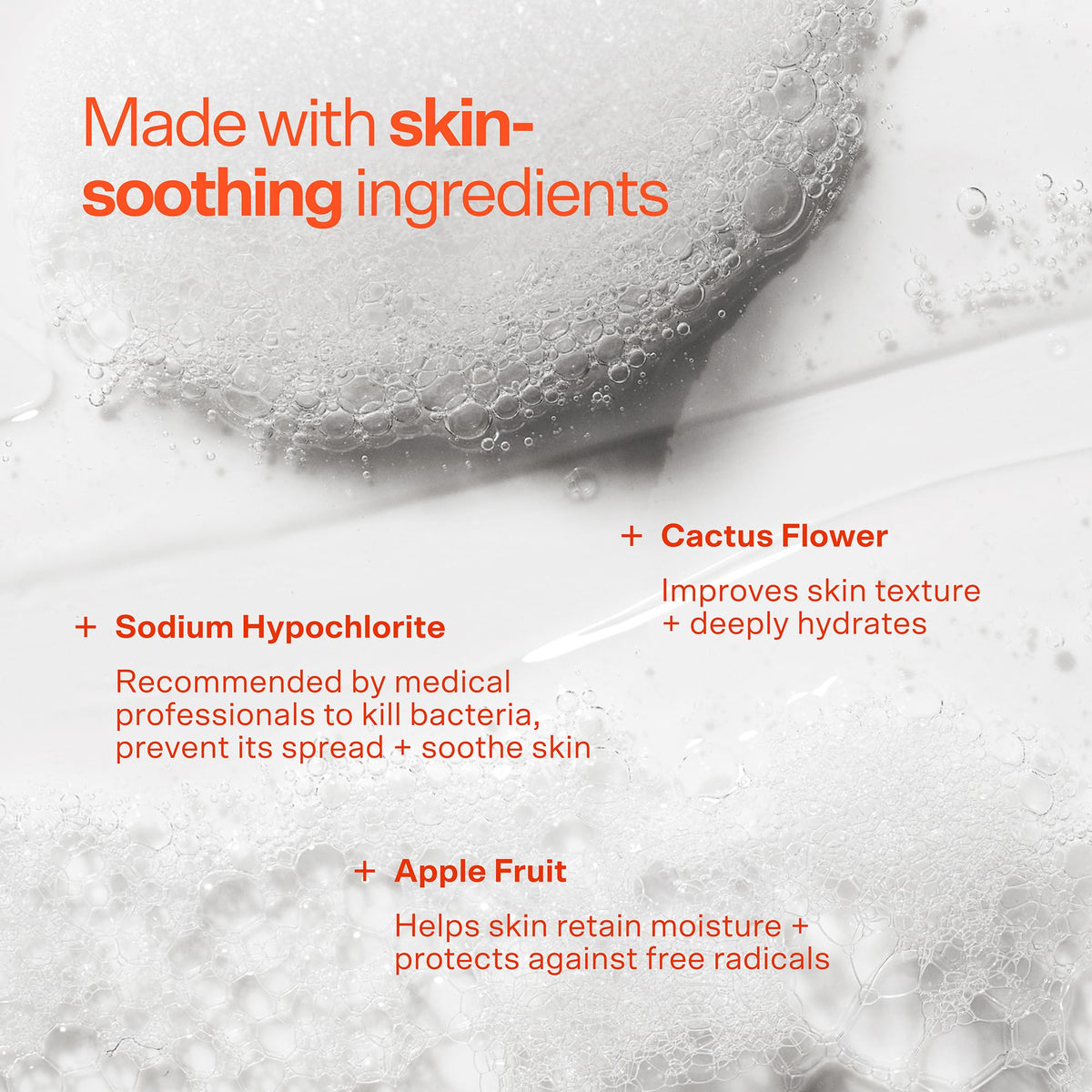 Tower 28 hands rinsing product off showing rinse-off simplicity and skin-calming benefit
