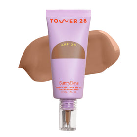tower28 SunnyDays front packaging showing shade 45 and benefits