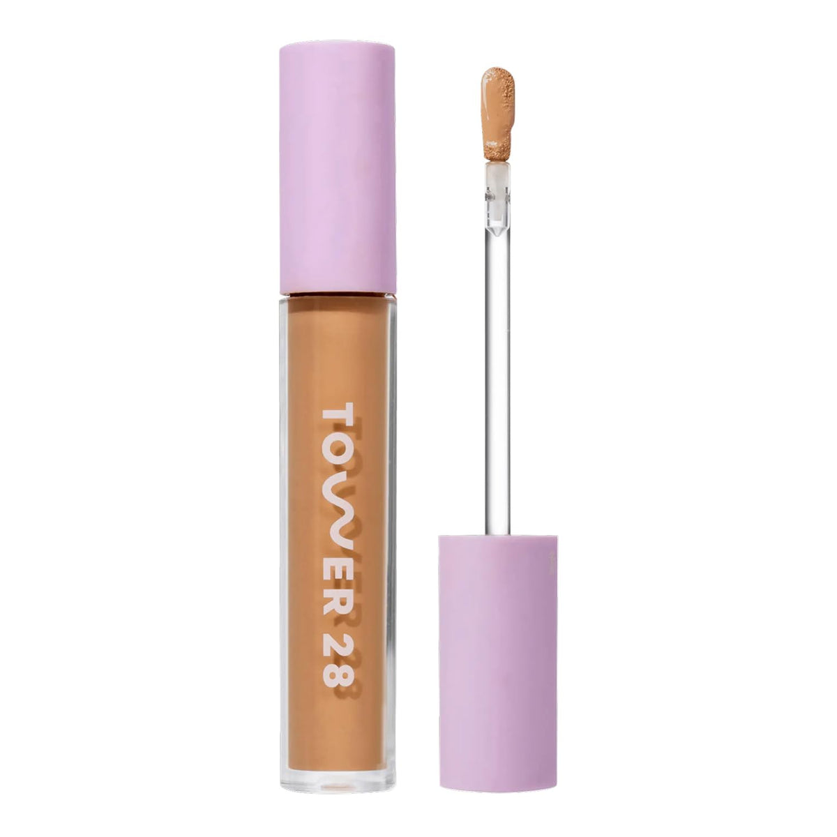 Tower 28 front packaging showing concealer tube and shade label for easy selection