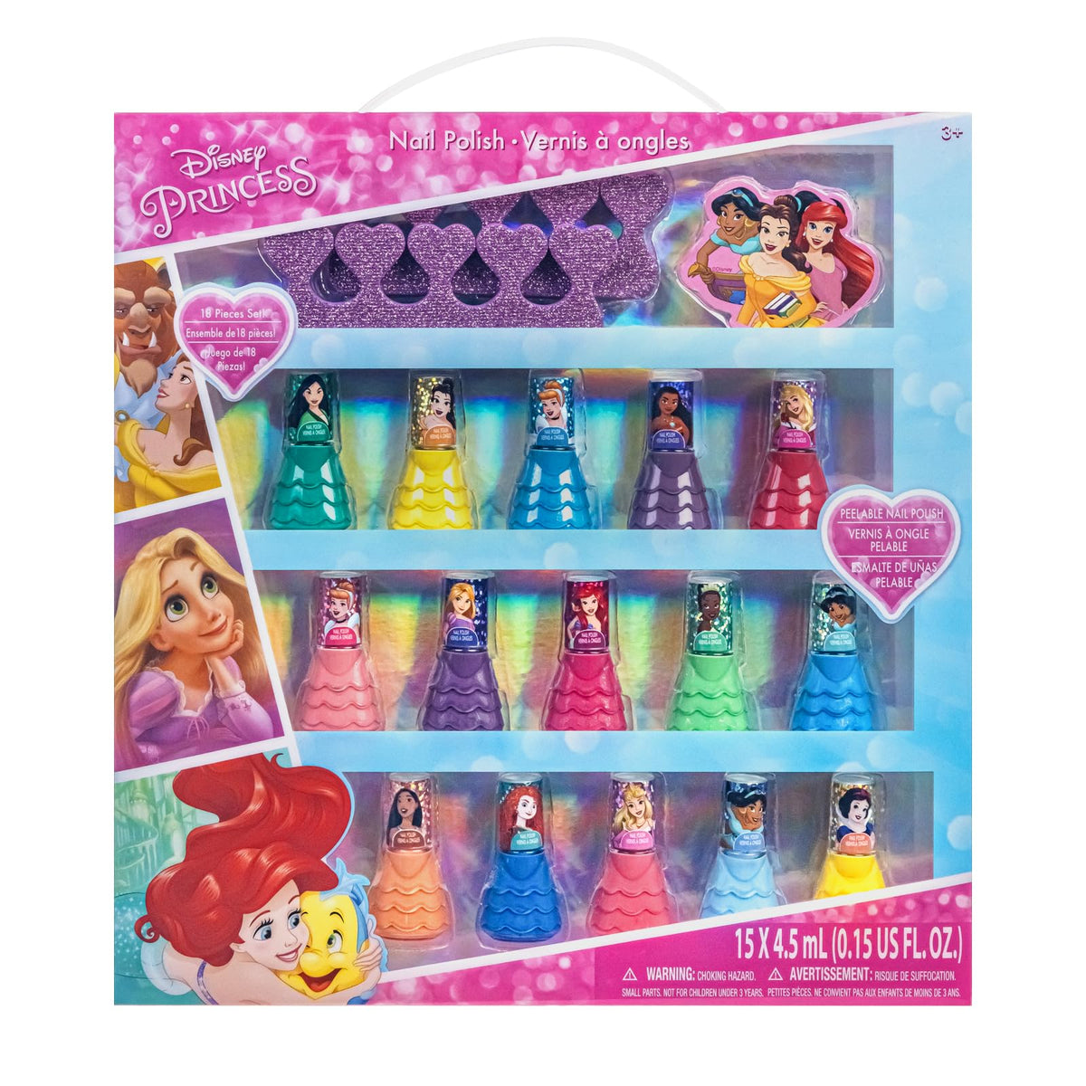 Townley Girl front packaging showing 15-bottle kit and tools for easy gifting