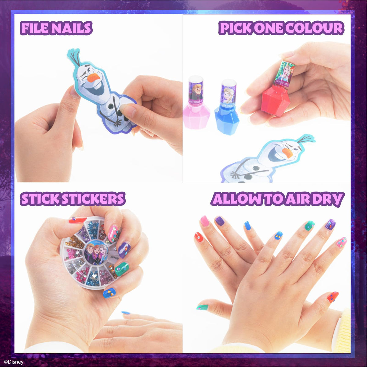 Townley Girl gem wheel detail with gems visible for decorating and customizing nails