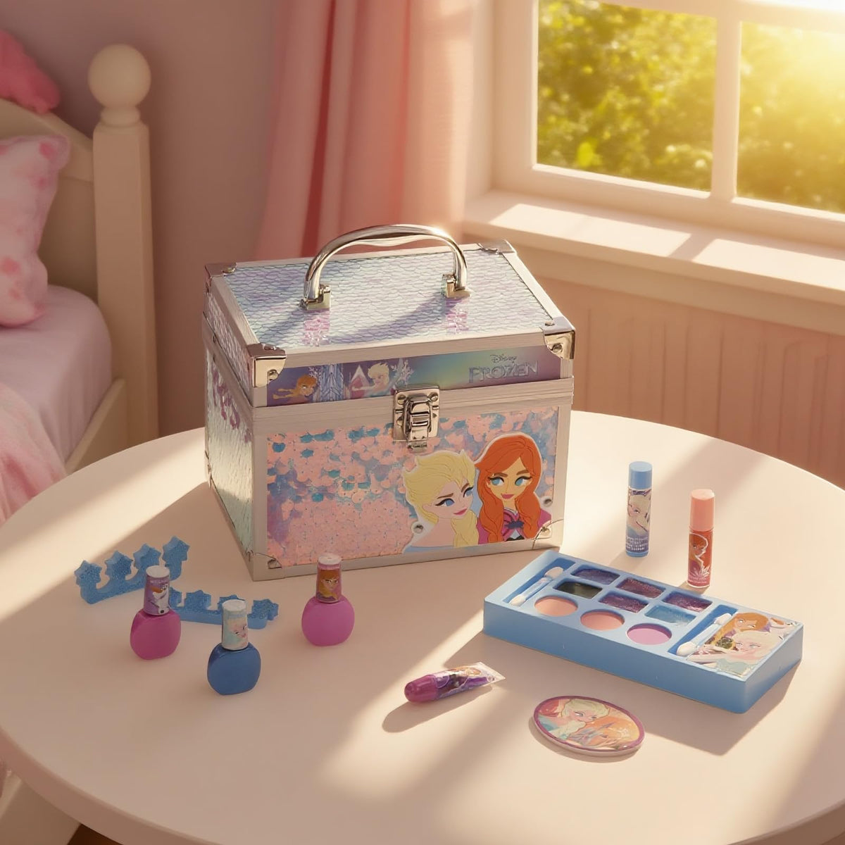 Townley Girl children using kit at a sleepover showing group-friendly activity