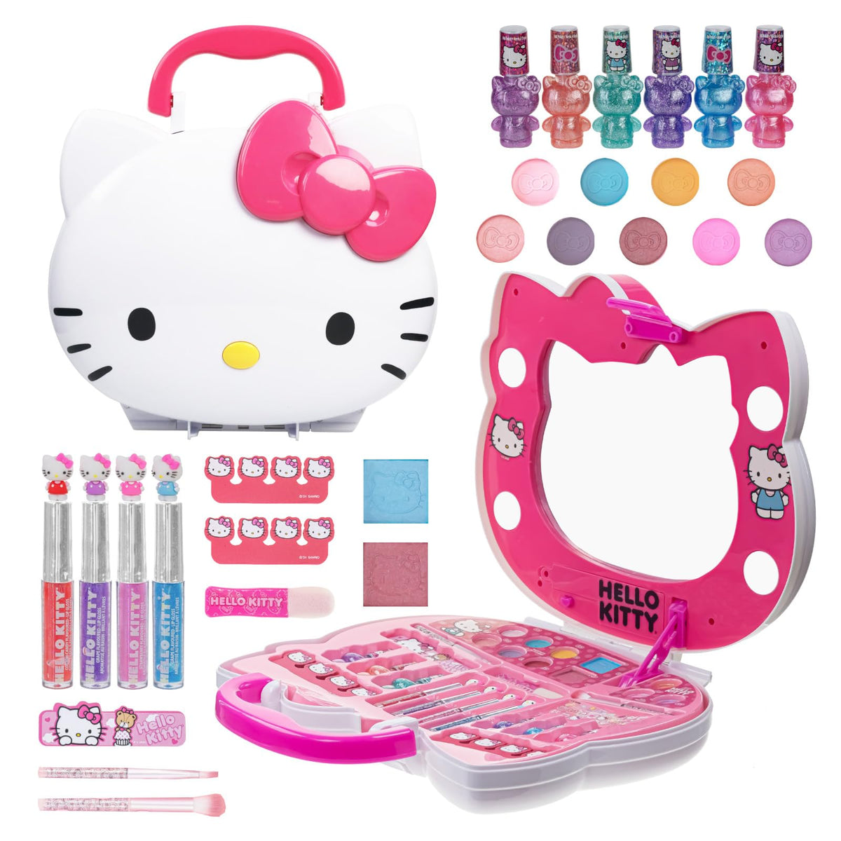 Townley Girl front packaging showing Hello Kitty case and contents for gifting