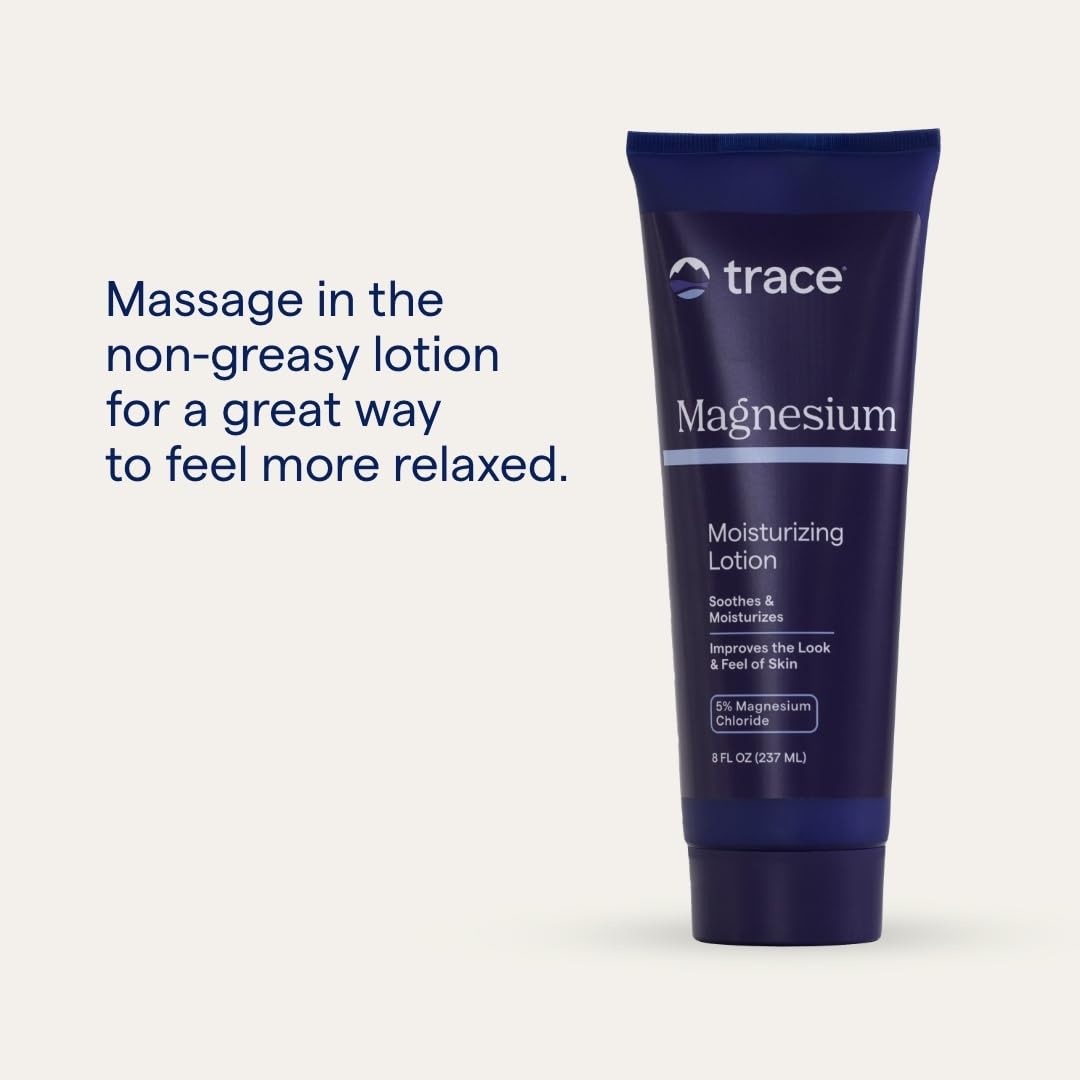 Trace Minerals TMskincare being applied to arm showing smooth, quick absorption