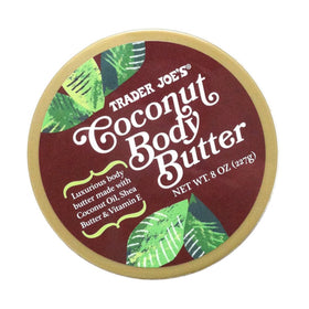 Trader Joe's open jar close-up of whipped texture, highlights smooth application benefit