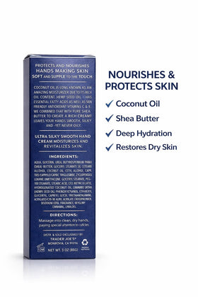 Trader Joe's hand cream in a purse lifestyle scene for on-the-go hydration