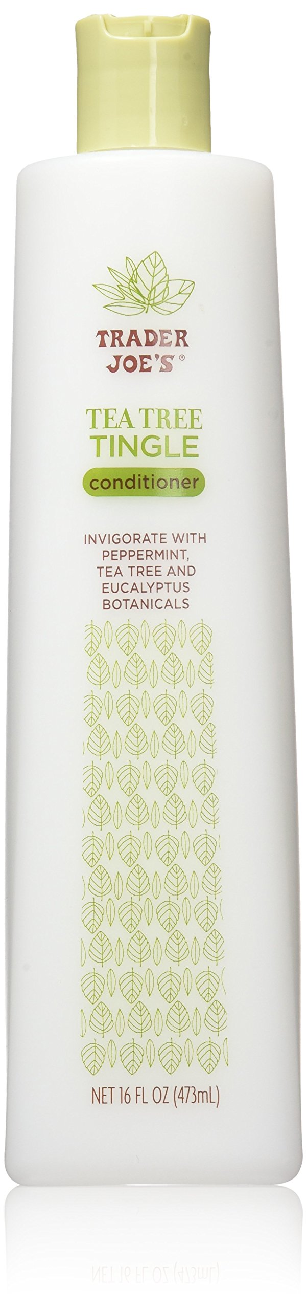 Trader Joe's conditioner front packaging showing label and two-pack benefit