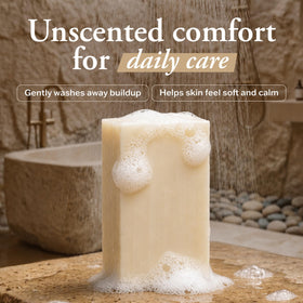 TRADITIONAL NUTRIENTS close-up of hand-cut bar texture highlighting natural finish and quality