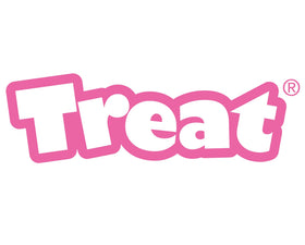 TREAT marshmallow stick back packaging showing product facts and use