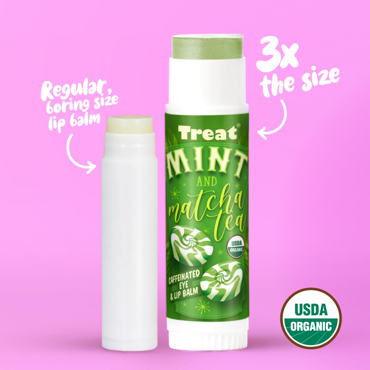 TREAT open tube close-up texture illustrating smooth application and intense moisture