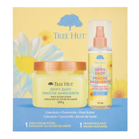 Tree Hut front packaging showing gift set and benefits