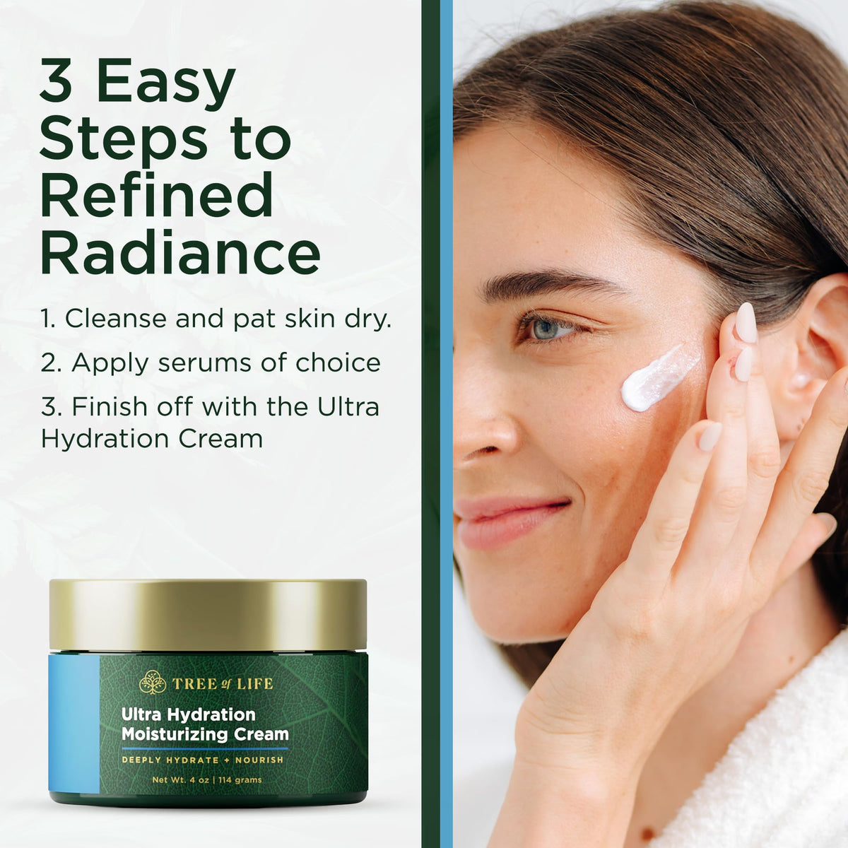 Tree of Life Beauty label close-up showing ingredient clarity and trust
