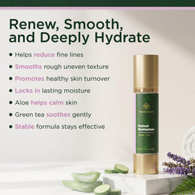 Tree of Life Beauty applying cream on hand demonstrating quick absorption benefit