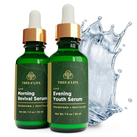 Tree of Life front packaging showing both serums and clear usage benefit