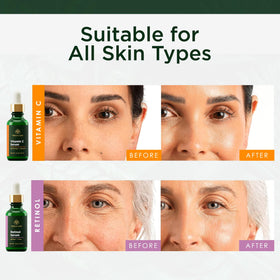 Tree of Life Beauty hyaluronic acid droplet on skin showing hydration and plumping