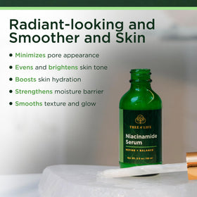 Tree of Life four serums side-by-side showing size and set composition benefit