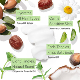 Tree To Tub argan oil droplet texture showing moisturizing benefit