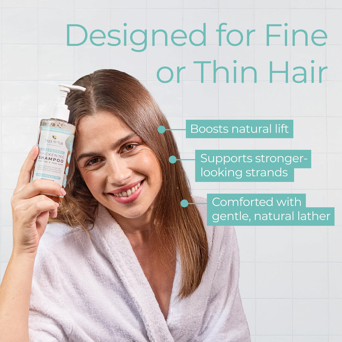 Tree To Tub argan oil ingredient focus adding shine and softness