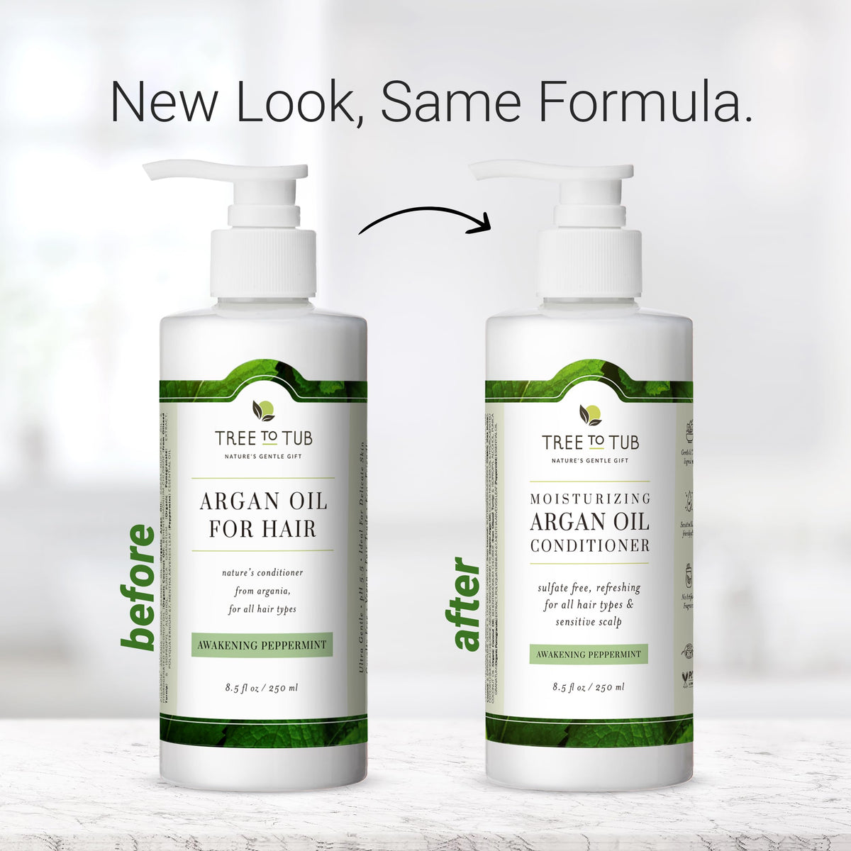 Tree To Tub conditioner applied to wet hair for detangling benefit