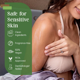 Tree To Tub label close-up showing fragrance-free and paraben-free claims