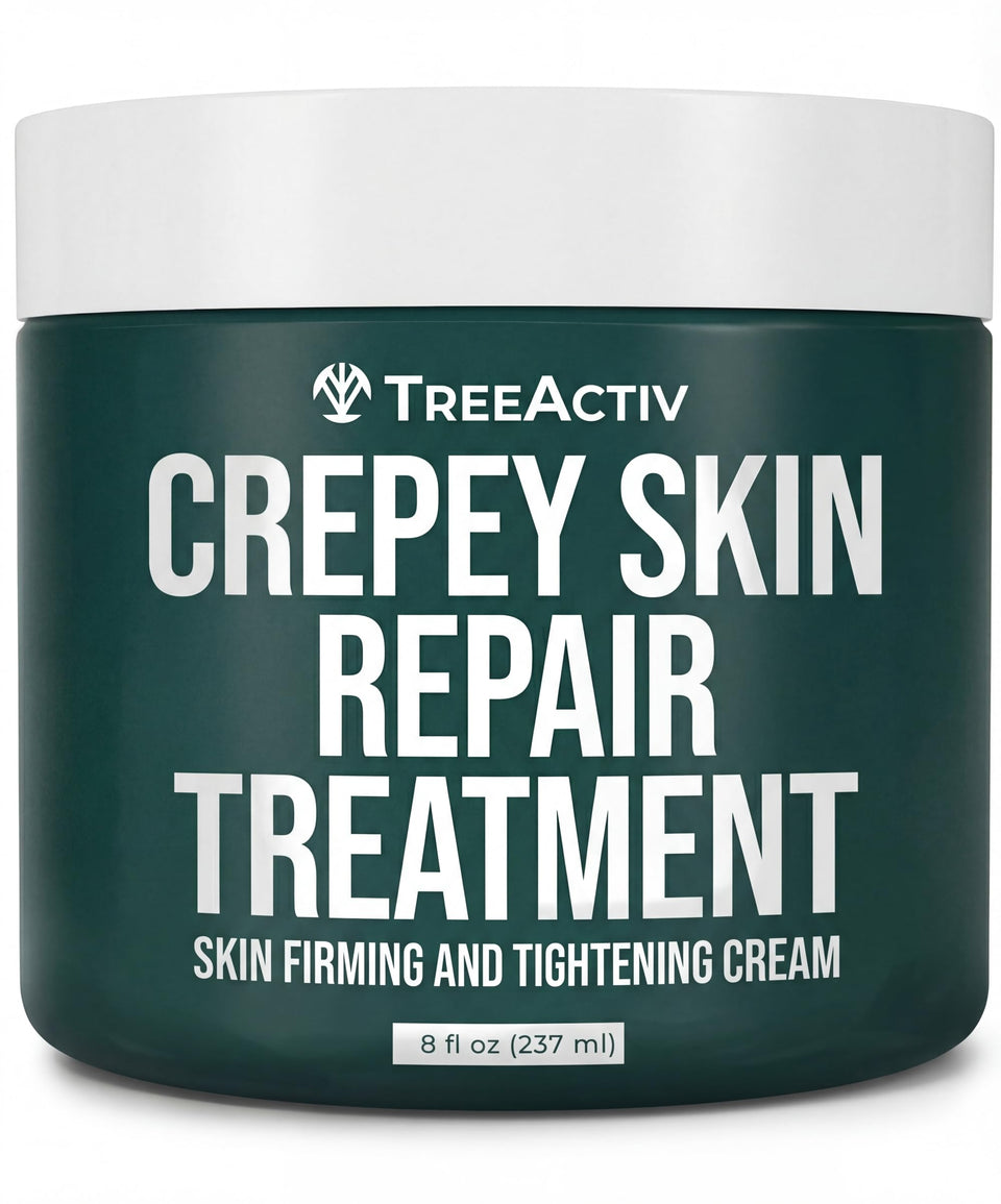 TreeActiv front jar view showing 8oz packaging and brand benefit