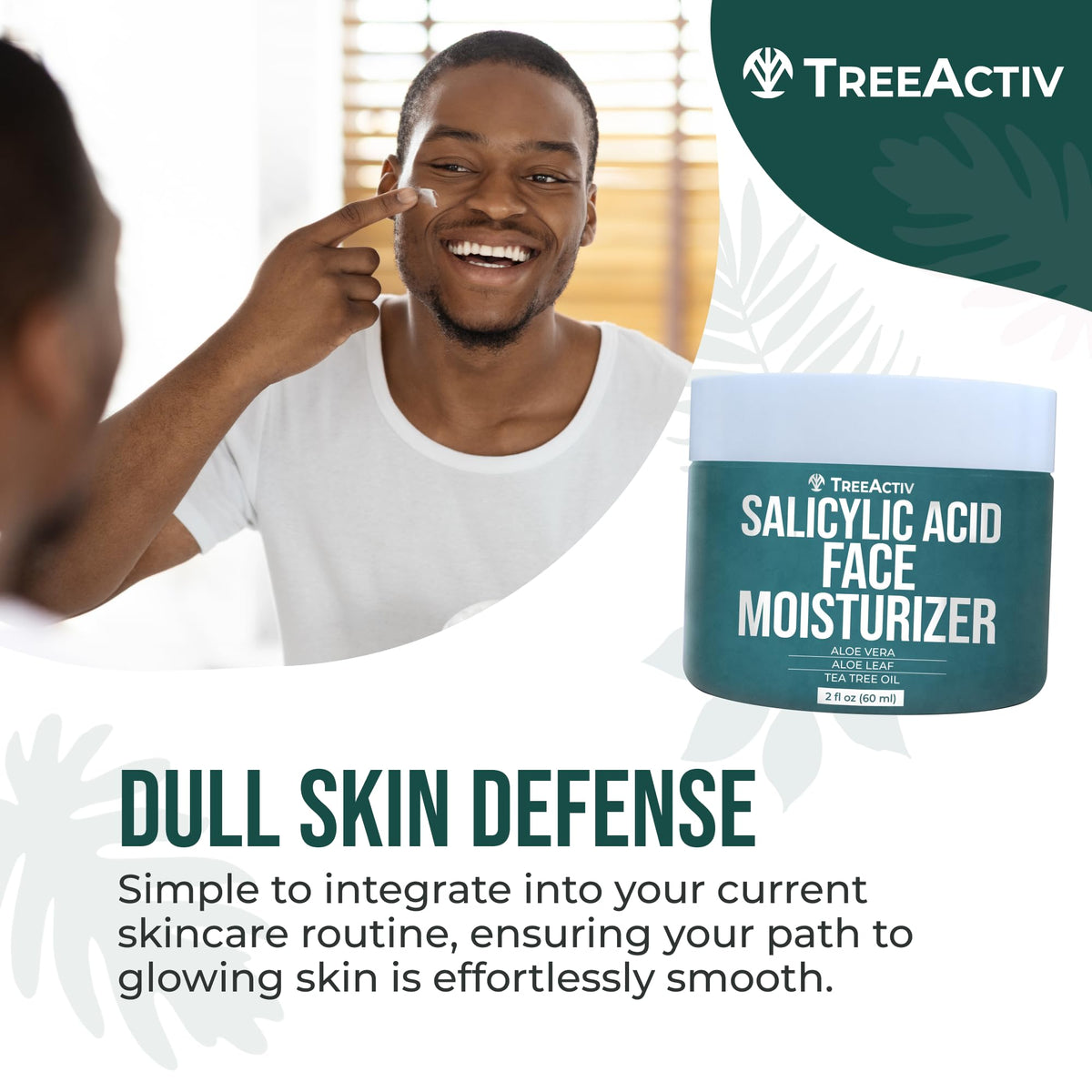 TreeActiv lifestyle bathroom counter showing daily routine convenience