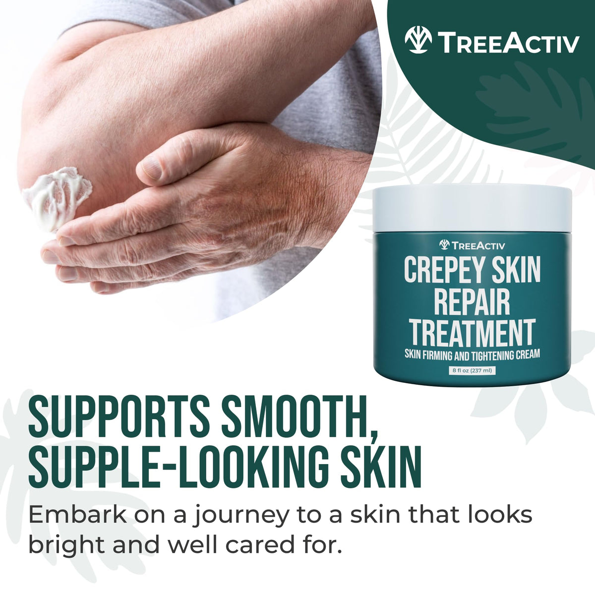 TreeActiv on bathroom vanity showing daily routine convenience