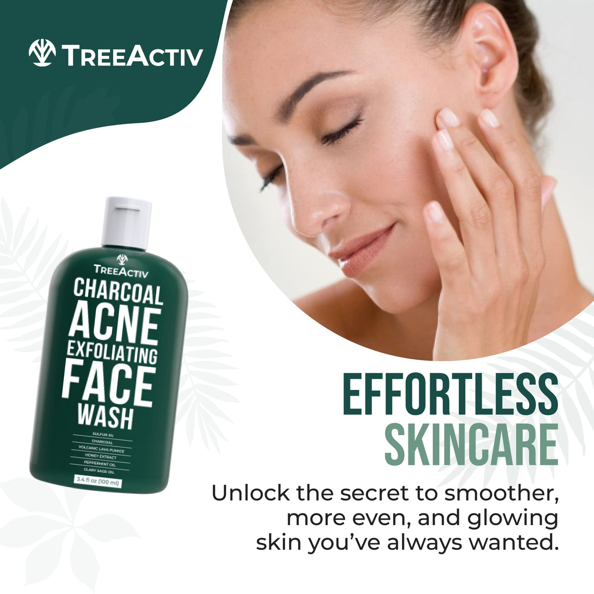 TreeActiv tube cap and label detail highlighting active ingredients