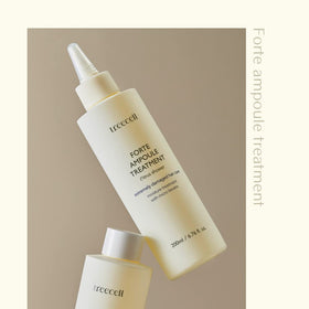 TREECELL Forte size comparison next to a hand indicating the 200ml volume benefit