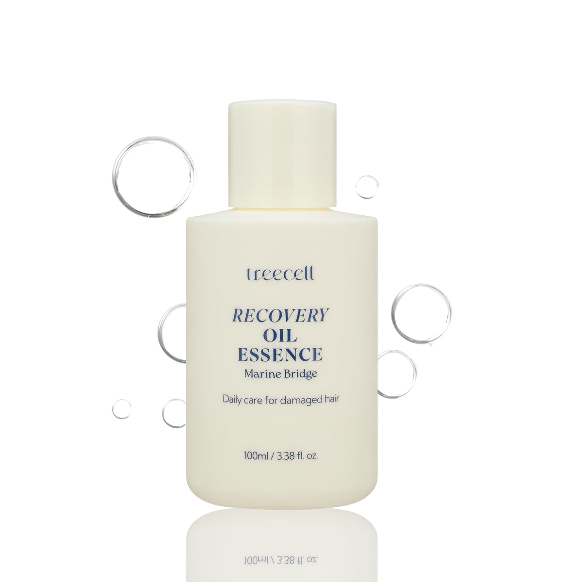 TREECELL bottle front view showing sleek packaging and size benefit