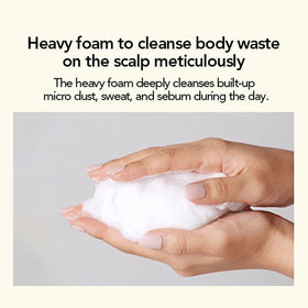 TREECELL thick foam texture demonstrating deep-cleaning and hydration