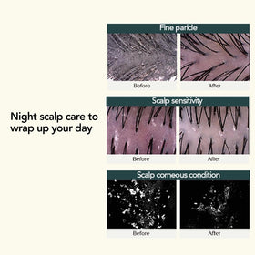 TREECELL shampoo in hand illustrating easy application and rich lather