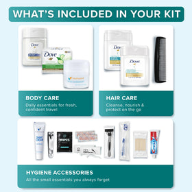 TREKTOTE clear pouch contents visible for quick inspection and easy packing