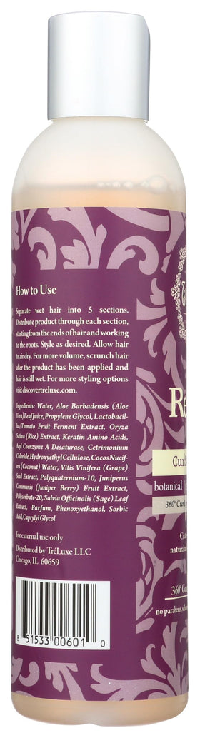 Treluxe before-and-after curl definition and shine benefit