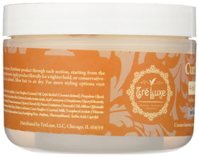 Treluxe 8 oz jar size comparison indicating travel-friendly styling supply