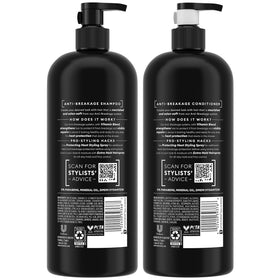 TRESemmé back label highlighting ingredients for informed choices